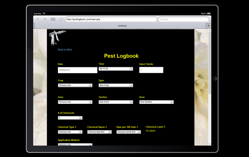 Ipad horizontal view